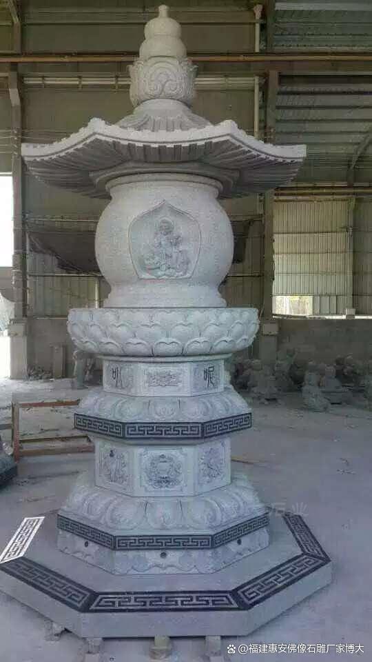 在风水布局中的作用开元棋牌石雕佛塔(图5)